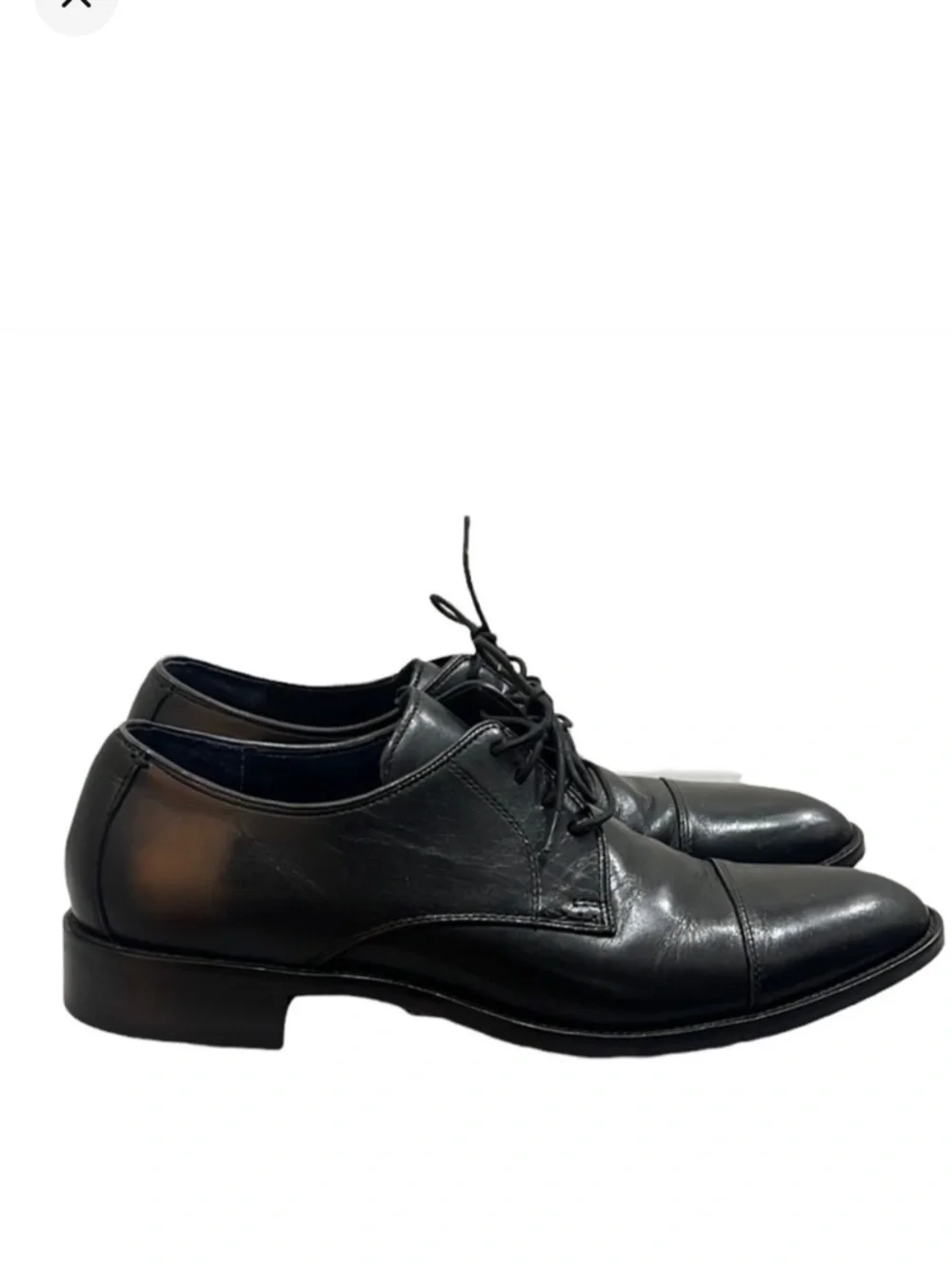 Cole Haan Black Leather Oxfords Size 10